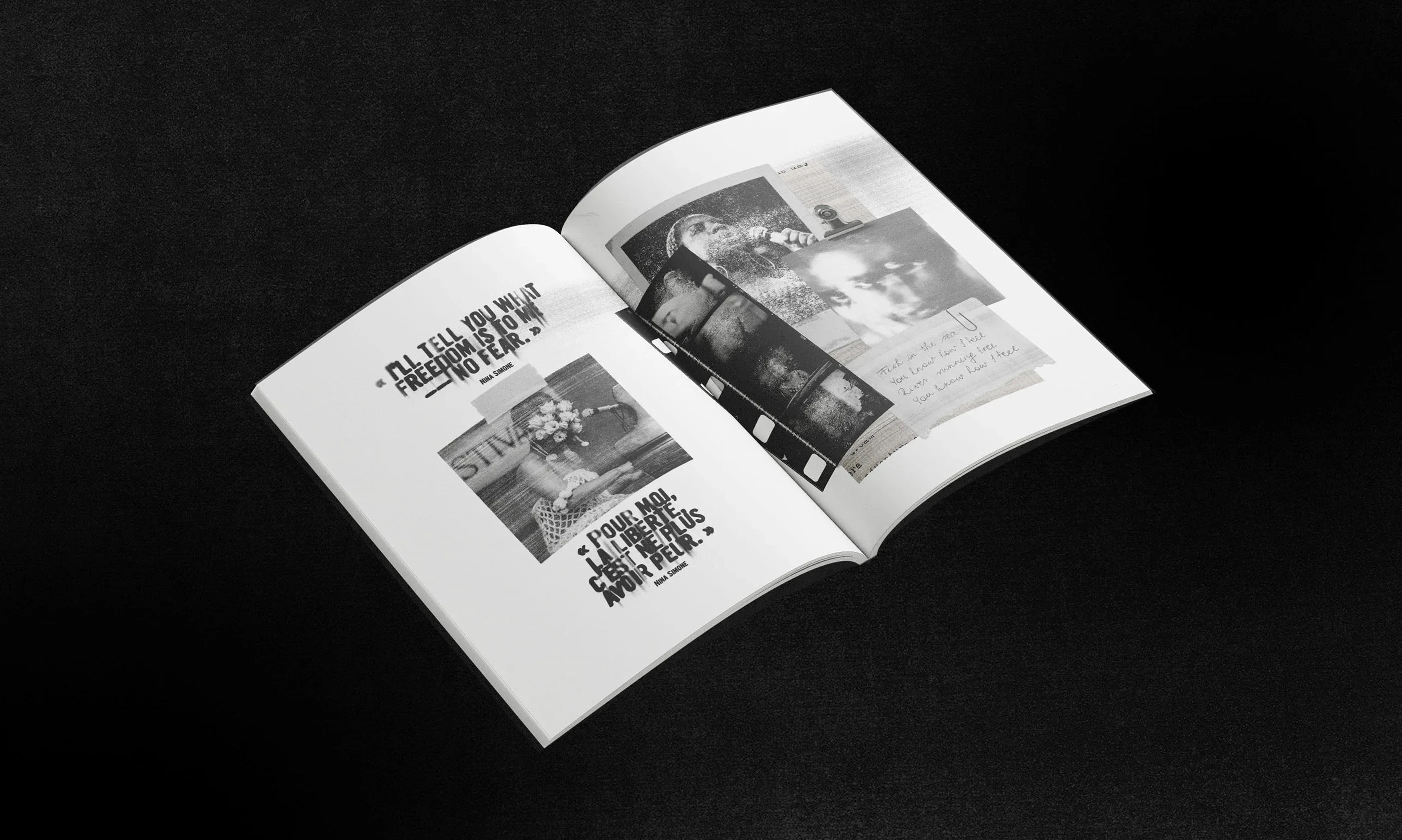 Beyond Silence — conception éditoriale du livre, visuel 4