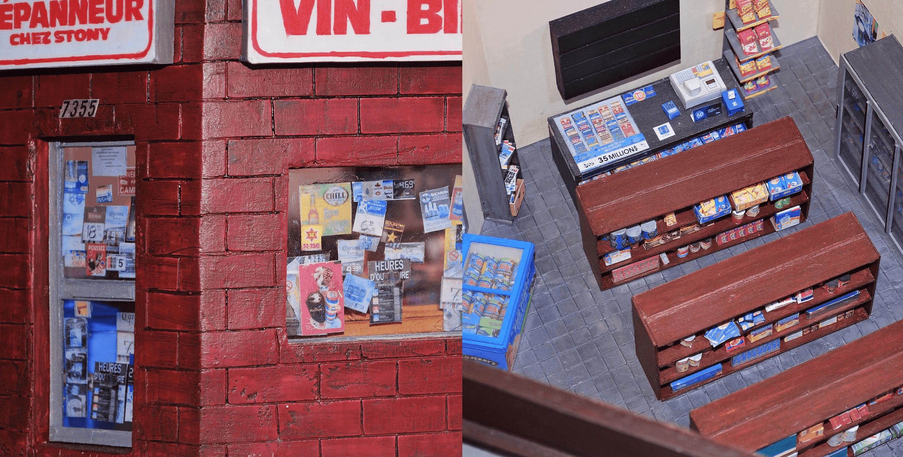 Chez Stony — reproduction miniature du dépanneur, visuel 1
