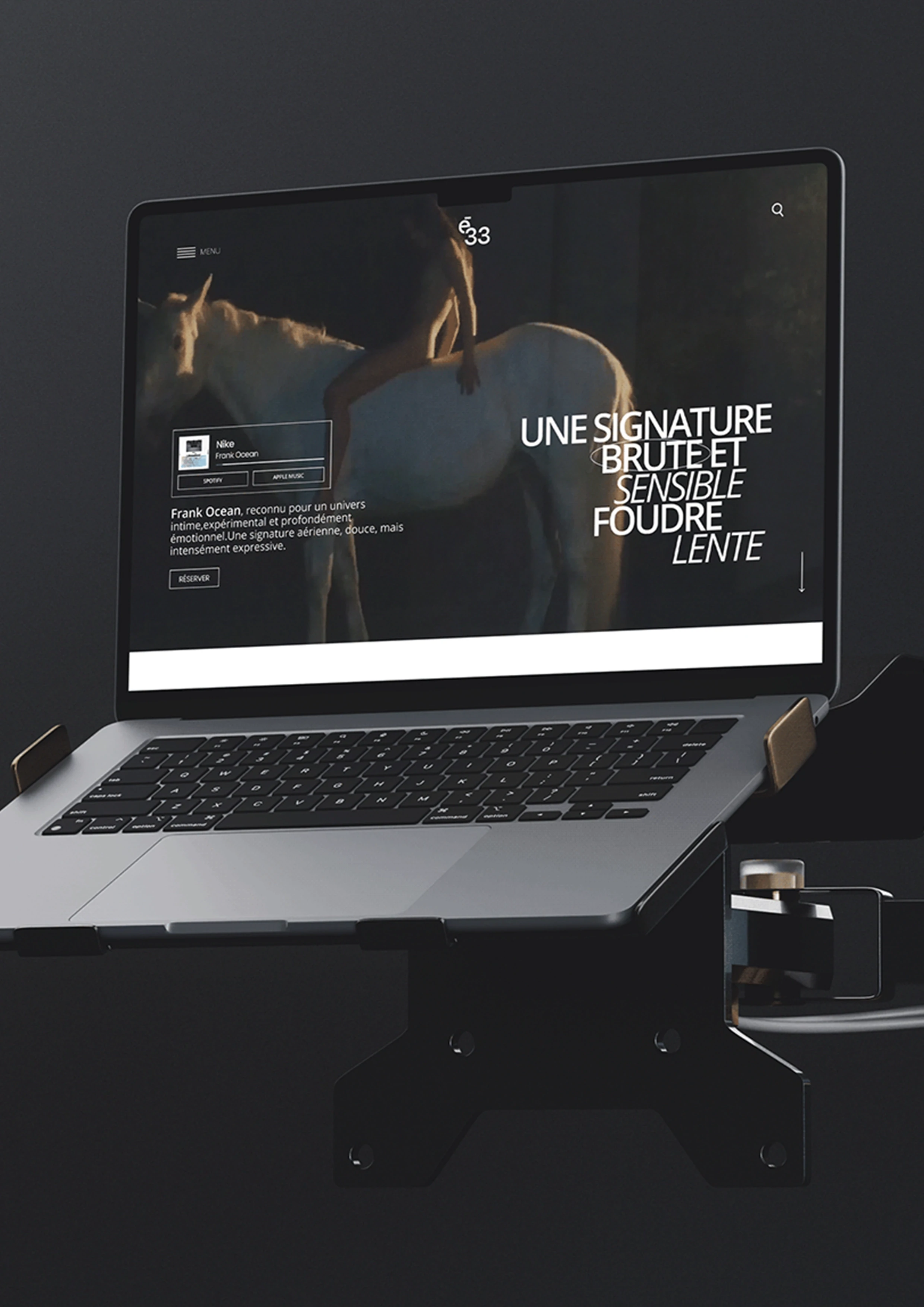 Écurie 33 — direction artistique du label, visuel 2