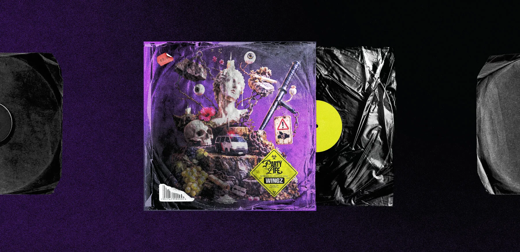Party Life, mockup vinyle