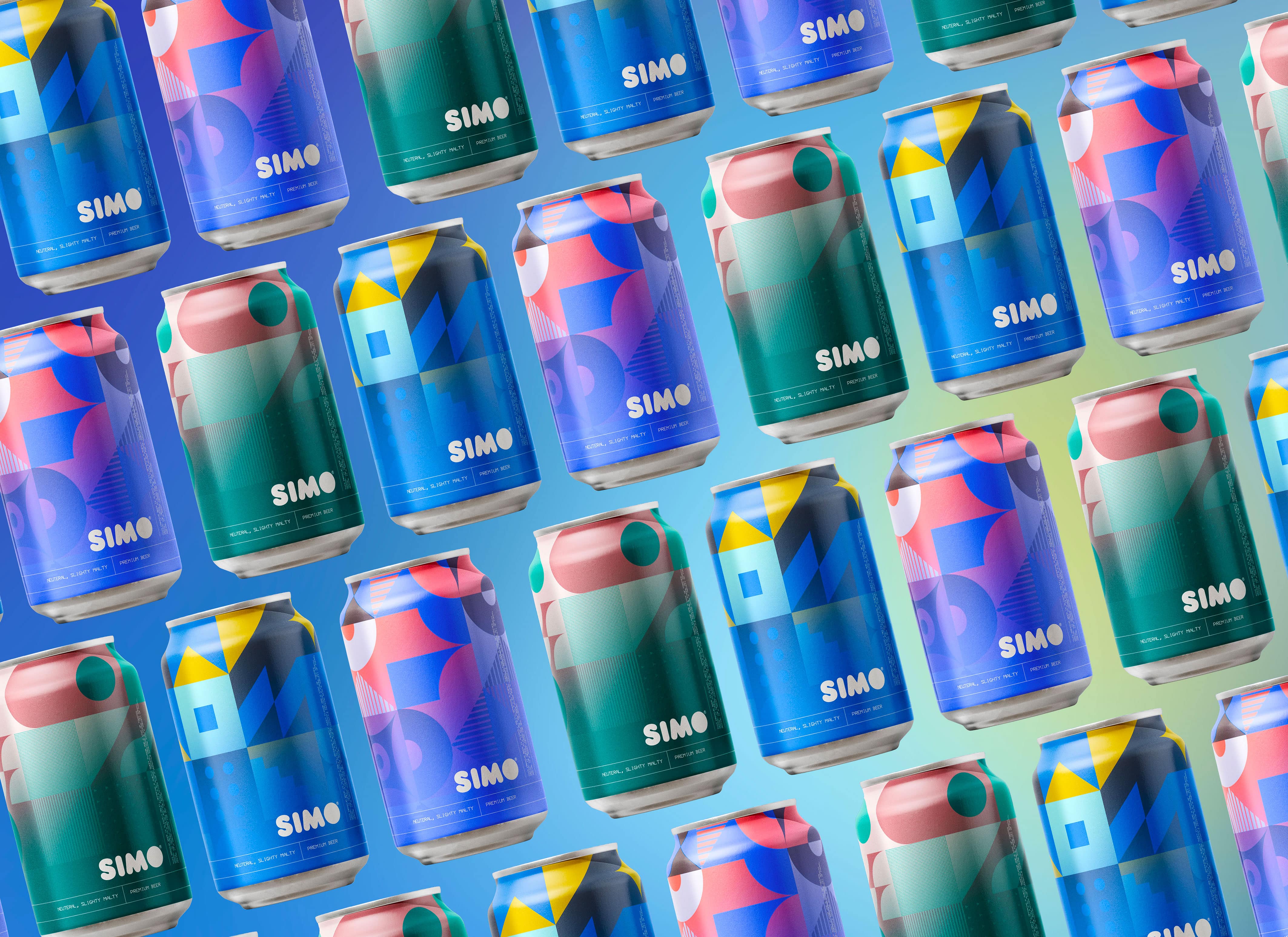 Simo — identité et étiquettes de la bière Simo, visuel 1